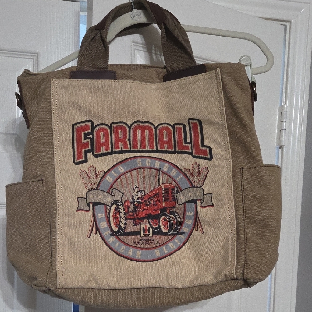 Tan Canvas Tote Bag
